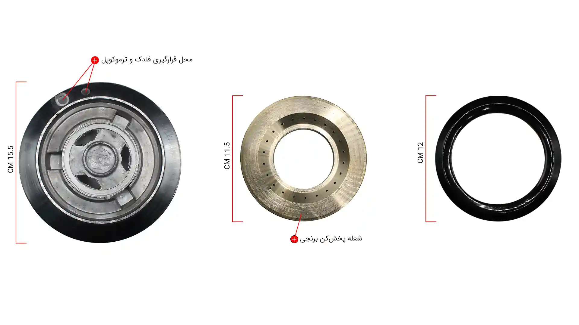 اطلاعات سر شعله پلوپز اجاق گاز تکنو