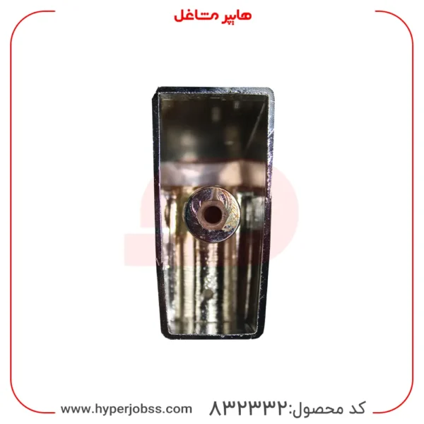 نمای زیر سر دستگیره درب فر اجاق گاز سایز 18 کروم بسته دوعددی