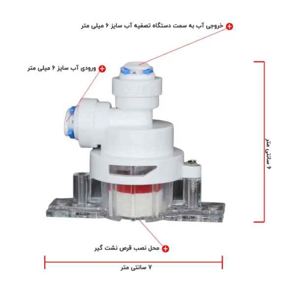 اینفوگرافی نشتی گیر دستگاه تصفیه آب