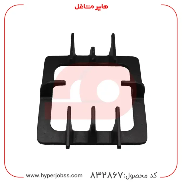 نمای کامل چدن شعله کناری اجاق گاز رومیزی مدل M6
