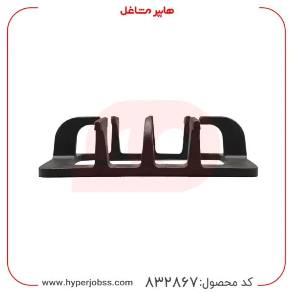 نمای کنار چدن شعله کناری اجاق گاز رومیزی مدل M6