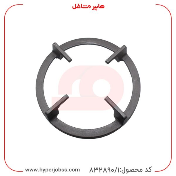 نمای دوم از چدن شعله بزرگ اجاق گاز صفحه ای اخوان مدل G24 HE