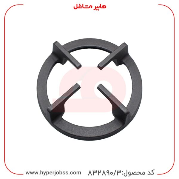 نمای دوم از چدن شعله قهوه جوش اجاق گاز صفحه ای اخوان مدل G24 HE