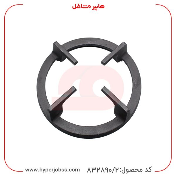 نمای دوم از چدن شعله متوسط اجاق گاز صفحه ای اخوان مدل G24 HE