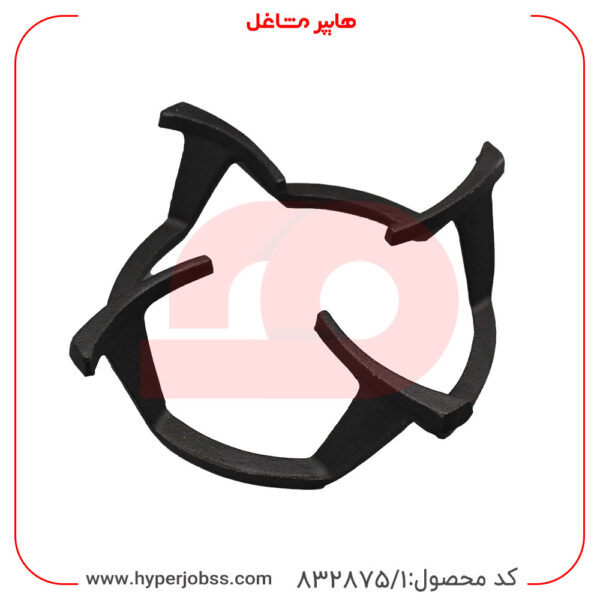 نمای چدن شعله کناری اجاق گاز رومیزی مدل ZG661