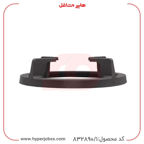 چدن شعله بزرگ اجاق گاز صفحه ای اخوان مدل G24 HE از نمای کنار